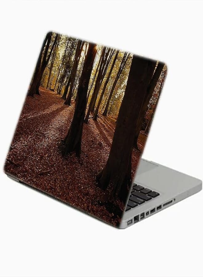 TAT Stains Liquid Texture Printed Laptop Sticker Multicolour-15.6 inch-4799